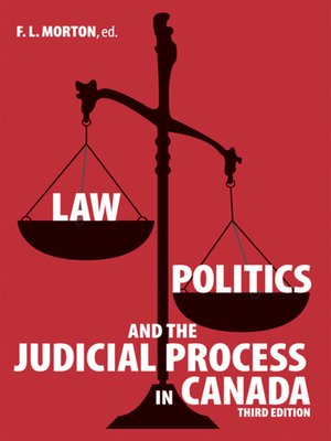 cover image of Law, Politics and the Judicial Process in Canada